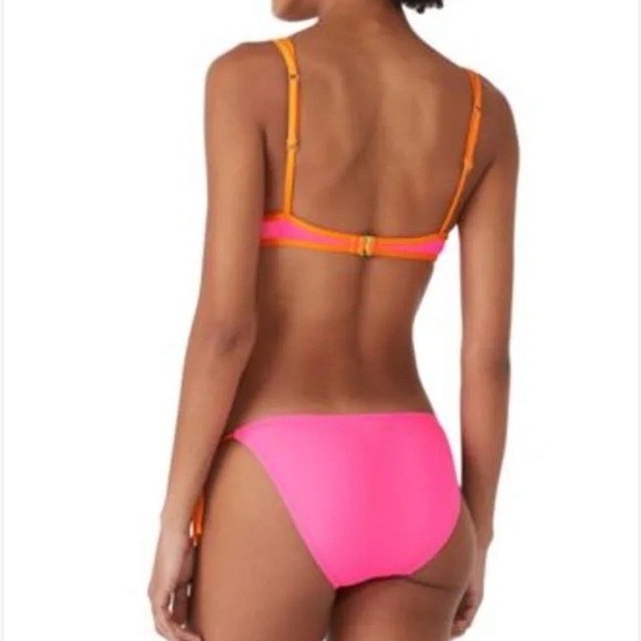 Kate Spade NY  Womens U Wire Contrast Trim Bikini Top bikini bottom - Picture 2 of 6